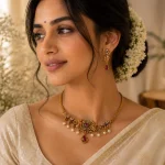 Antique Pearl Drop Choker