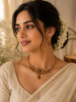 Antique Pearl Drop Choker