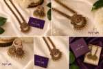 Traditional Antique Pearl Long Haram Set - Image 3