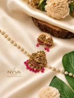 Lakshmi Ruby Necklace Set