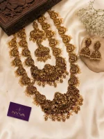 Antique Temple Jewellery Bridal Set