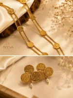 Lakshmi Coin Long Necklace Set