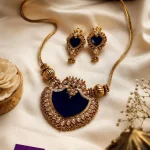 Emerald Pearl Statement Necklace Set