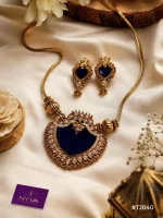 Emerald Pearl Statement Necklace Set