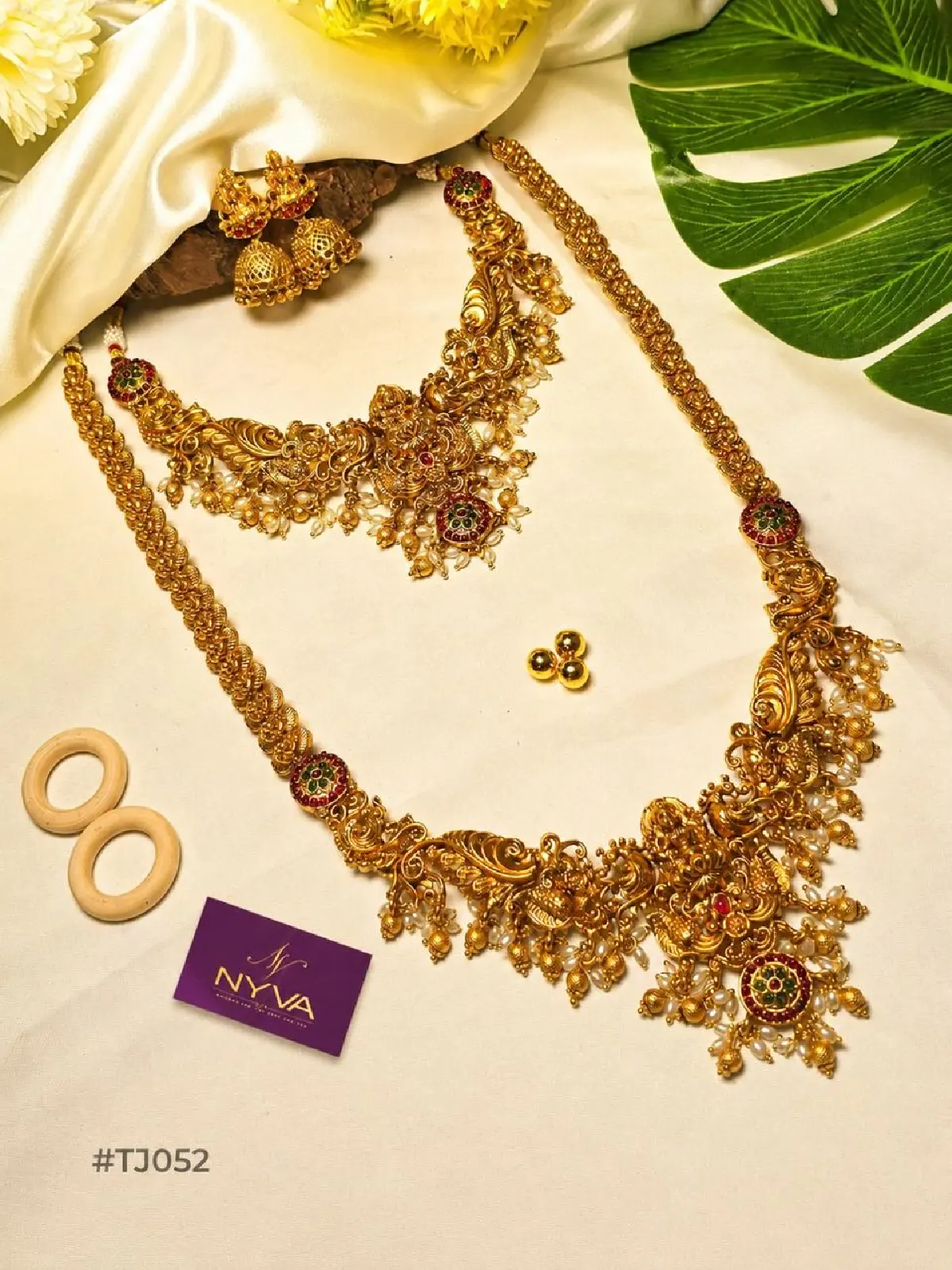 New Project - 2026-08-14T135305.855 Royal Antique Temple Jewellery Set - Image 1