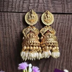 Divine Peacock Jhumka Earrings
