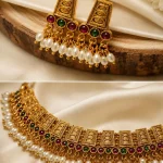 Antique Pearl Choker Set