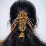 Temple Peacock Bridal Hair Jewellery
