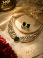 Emerald Luxe Crystal Necklace Set