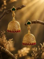 Heritage Filigree Jhumka Earrings