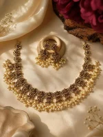 Antique Lakshmi Temple Jewellery Set