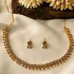 Multicolor CZ & Gemstone Geometric Jewellery Set